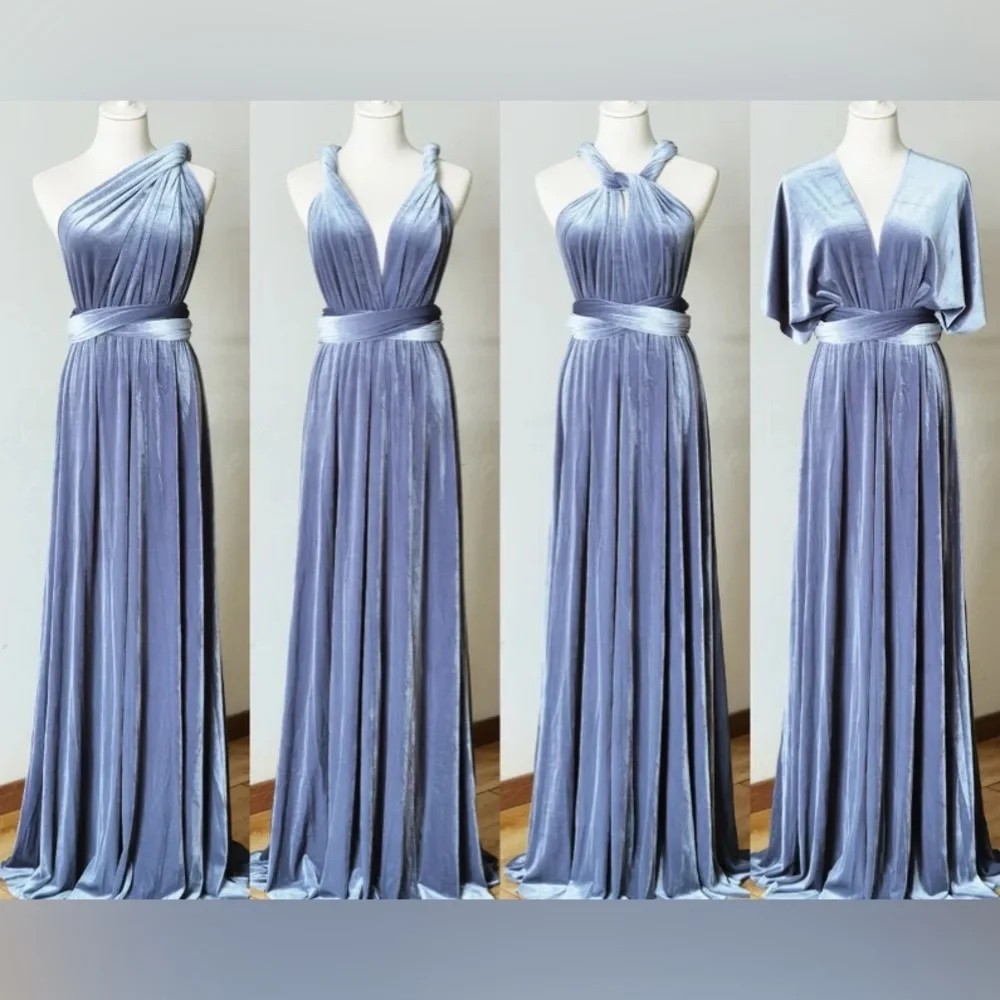 Size 0-14 Dusty Blue Infinity Dress | Color: Blue | Size: M | Amandarachelle1's Closet